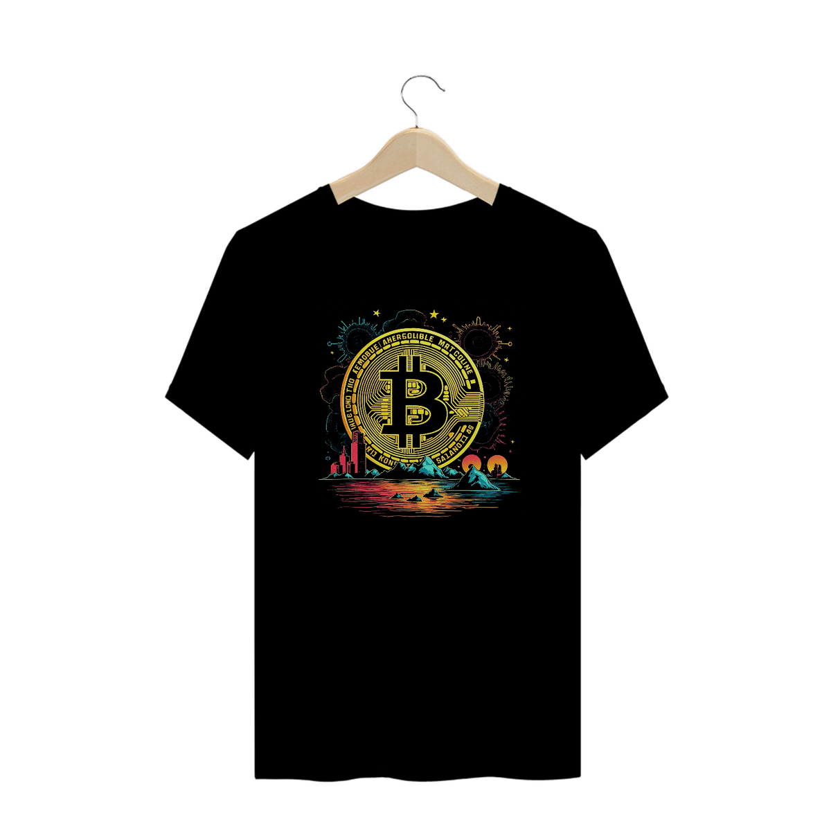 Nome do produto: Camiseta PLUS SIZE - Bitcoin NY