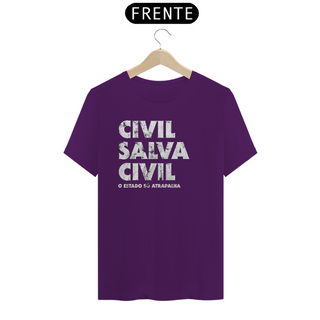 Nome do produtoCamiseta - Civil salva civil