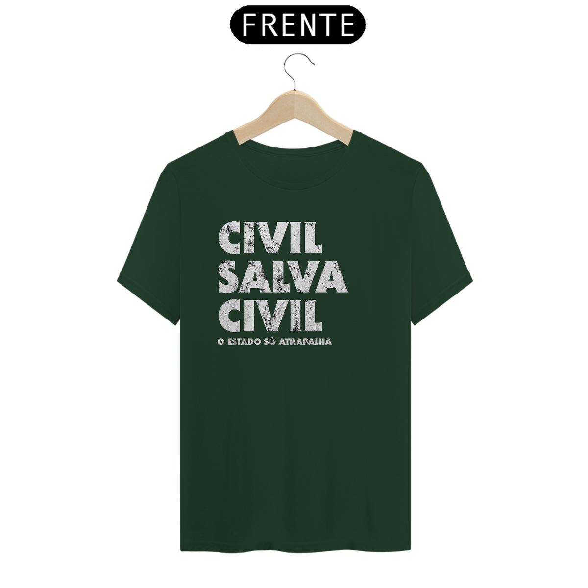 Nome do produto: Camiseta - Civil salva civil