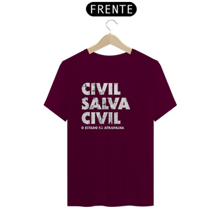 Nome do produtoCamiseta - Civil salva civil