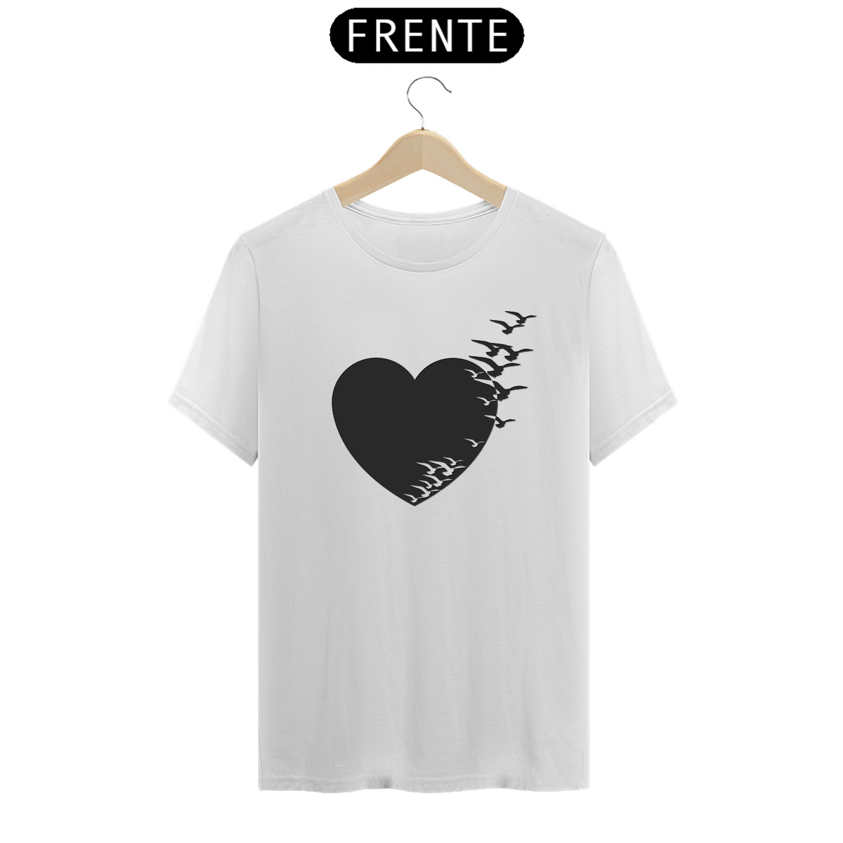 Nome do produto: Camiseta Coração