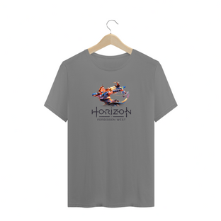 Nome do produtoCamiseta Plus Size Hoirzon FW M1 branca e cinza