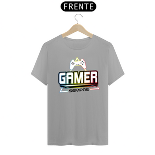 Nome do produtoCamiseta Gamer SEMPRE Cores claras