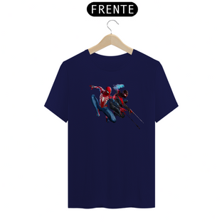 Nome do produtoCamiseta Spiderman 2 miles e Peter