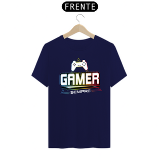 Nome do produtoCamiseta Gamer SEMPRE Cores Escuras