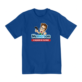 Camiseta Infantil 2 a 8 anos Canal Hemerson o Caçador de Platinas