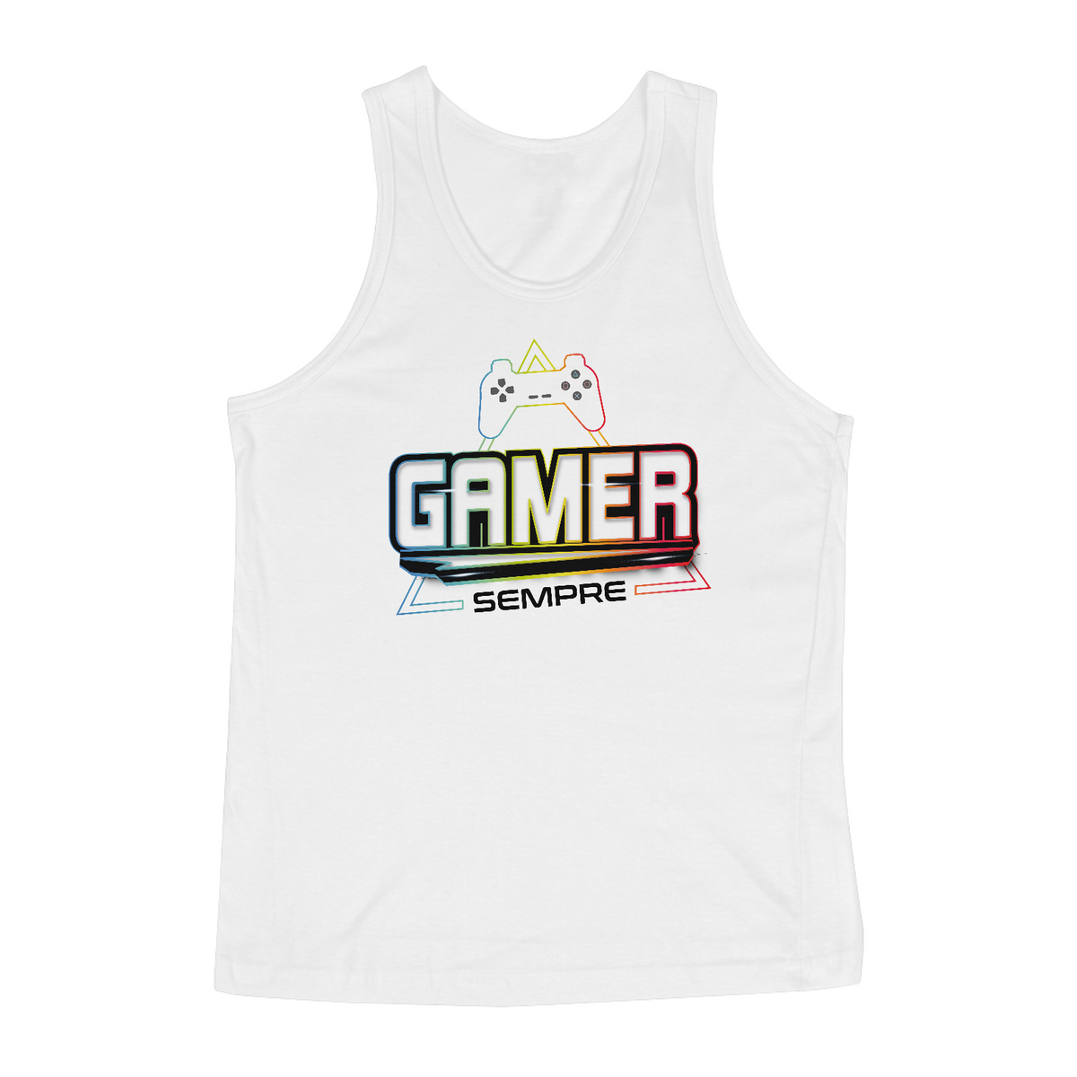 Nome do produtoRegata Gamer SEMPRE Branca