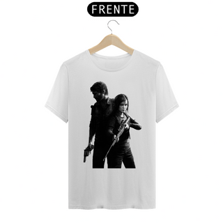 Camiseta The Last Joel e Ellie Branca