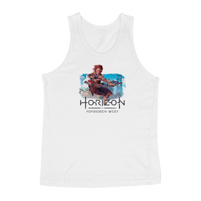 Camiseta Horizon FW M2 branca e cinza