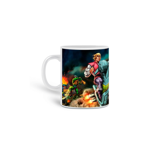 Caneca He Man arte Príncipe Adam