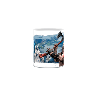 Nome do produtoCaneca God of War Kratos Branca