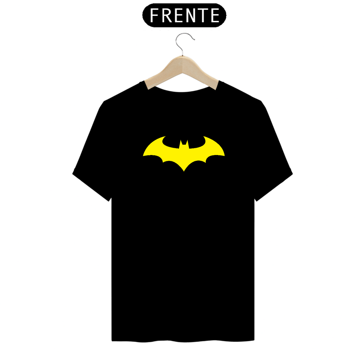 Nome do produtoCamiseta Batman logo amarelo