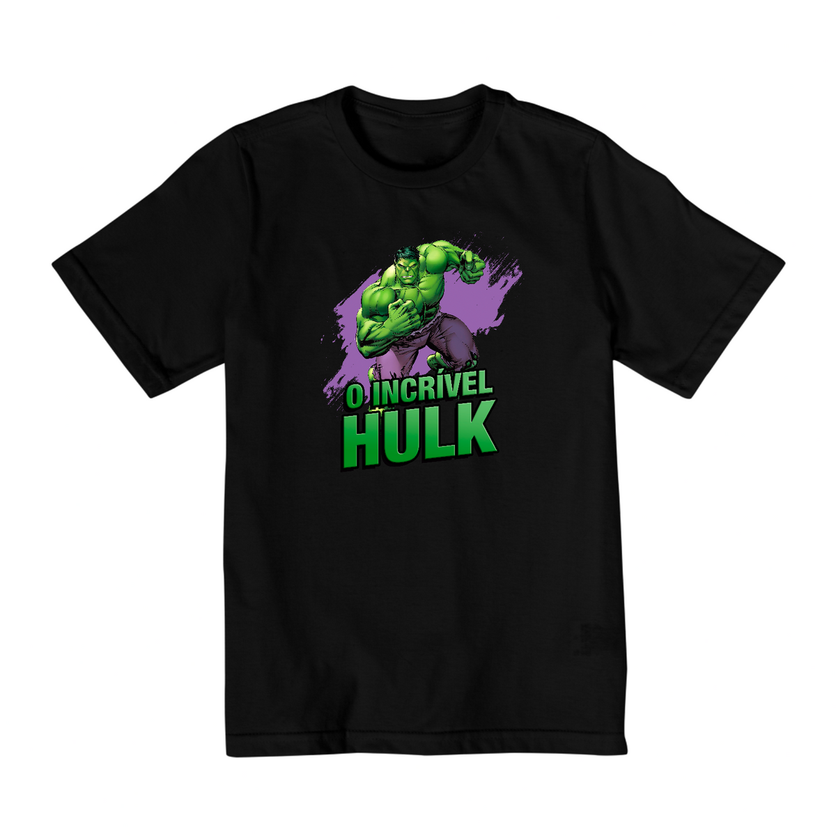 Nome do produtocamiseta Infantil O incrivel hulk preta ou branca