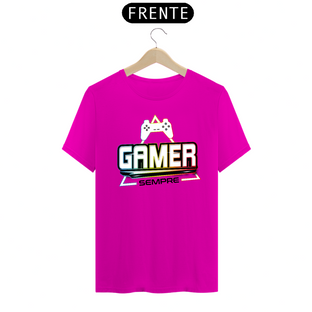 Nome do produtoCamiseta Gamer SEMPRE Cores claras