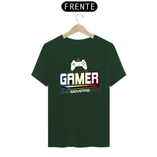 Nome do produtoCamiseta Gamer SEMPRE Cores Escuras