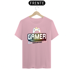 Nome do produtoCamiseta Gamer SEMPRE Cores claras