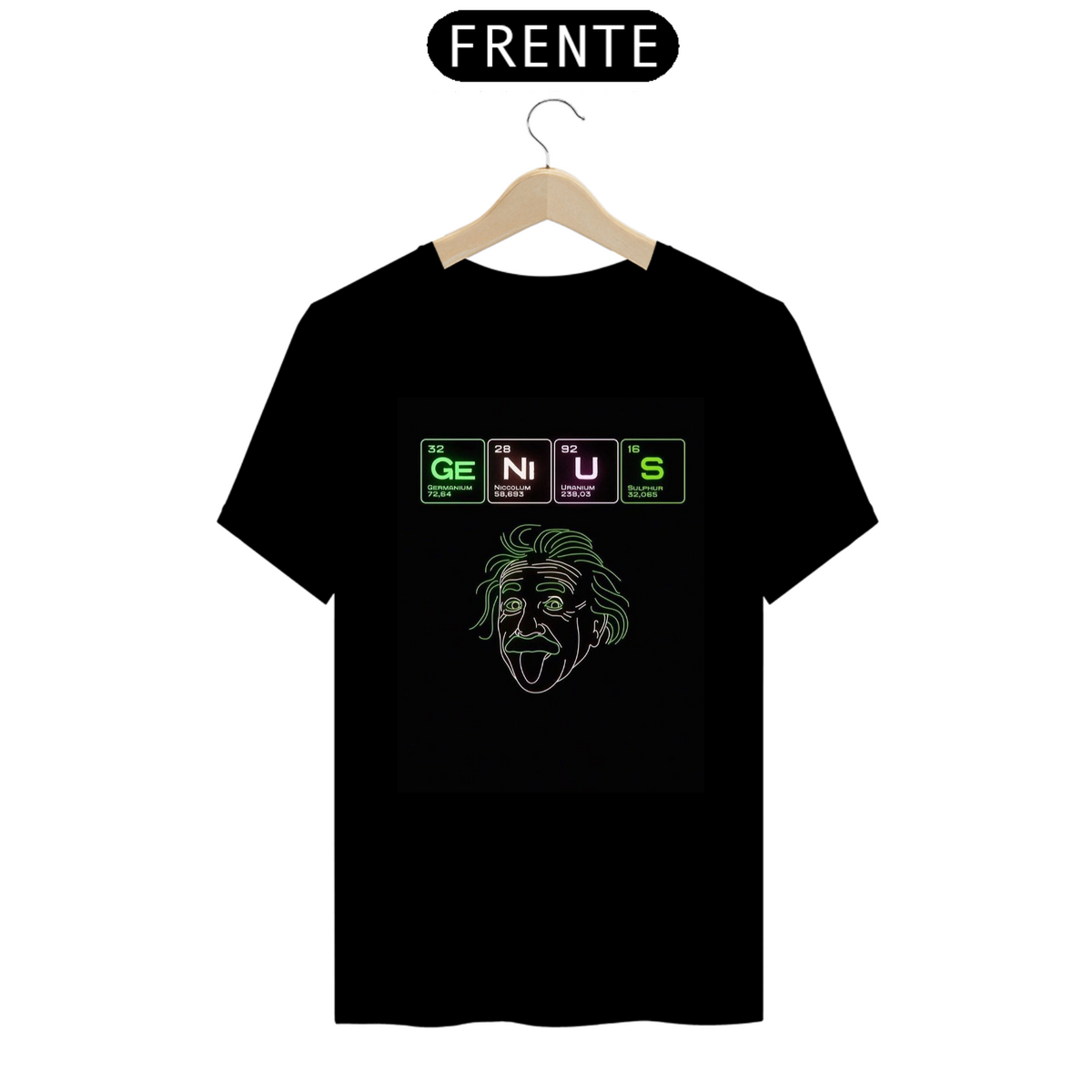 Nome do produto: Camiseta Genius