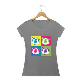 camiseta feminina gata
