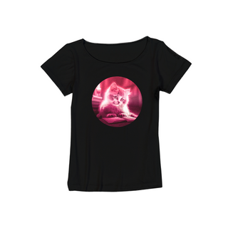 Nome do produtoT-shirt Canoa - viscolycra feminina, produto com malha ecológica