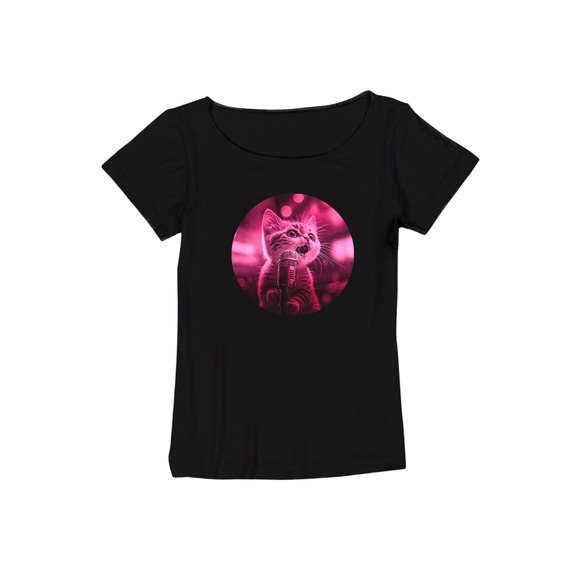 T-shirt Canoa - viscolycra feminina, produto com malha ecológica