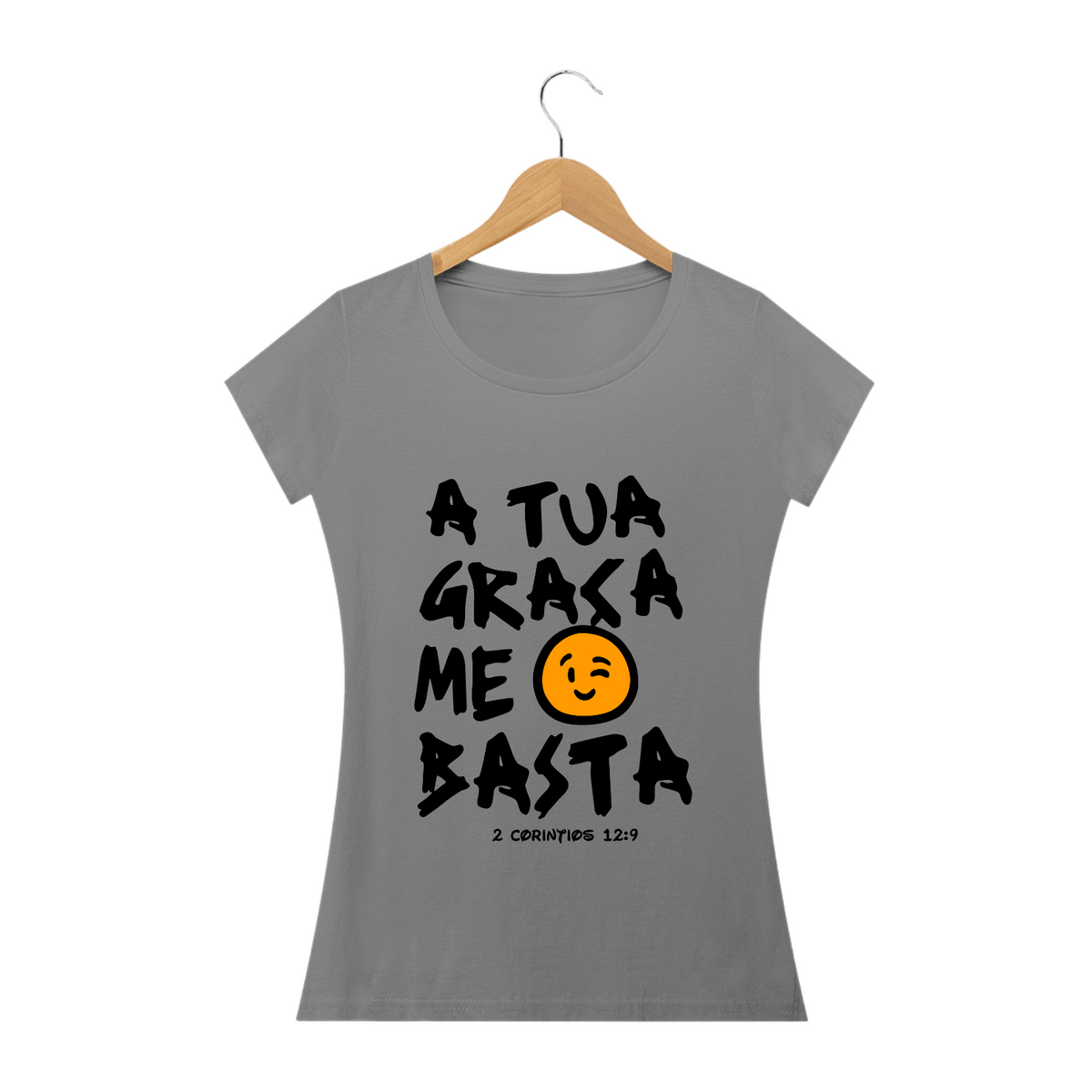 Nome do produto: CAMISETA - TUA GRAÇA (BLQUALITY)