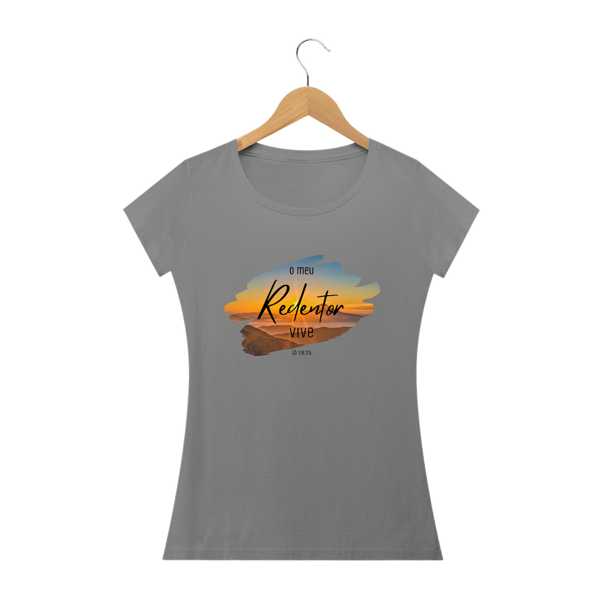 Nome do produto: CAMISETA - O MEU REDENTOR VIVE (BLQUALITY)