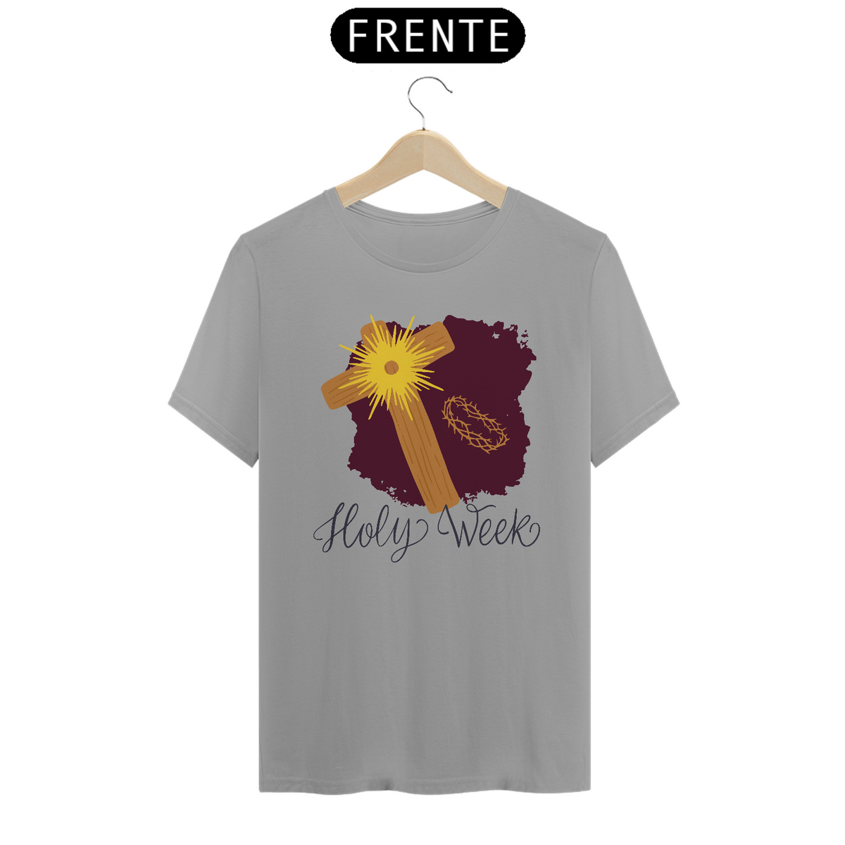 Nome do produto: CAMISETA - HOLY WEEK CRUZ (QUALITY)