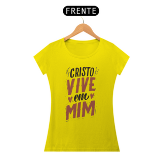 Nome do produtoCAMISETA  - CRISTO VIVE EM MIM (BLQUALITY)