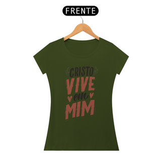 Nome do produtoCAMISETA  - CRISTO VIVE EM MIM (BLQUALITY)