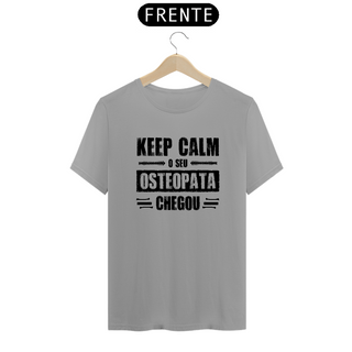 Nome do produtoCamiseta Osteopata - Keep Calm (Estampa Preta)