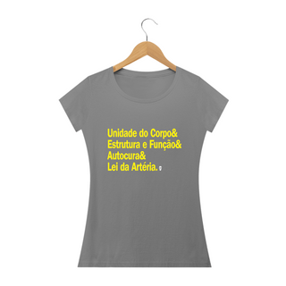 Camiseta Babylook Estrutura Osteopatia - StillSincero