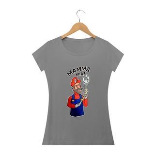 Nome do produtoCamiseta Babylook Super Still Bros - Mamma Mia - StillSincero