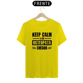 Nome do produtoCamiseta Osteopata - Keep Calm (Estampa Preta)