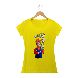 Nome do produtoCamiseta Babylook Super Still Bros - Mamma Mia - Osteopatia