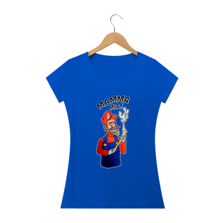 Nome do produtoCamiseta Babylook Super Still Bros - Mamma Mia - StillSincero