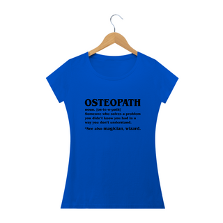 Nome do produtoCamiseta Babylook Significado Osteopath (Inglês)