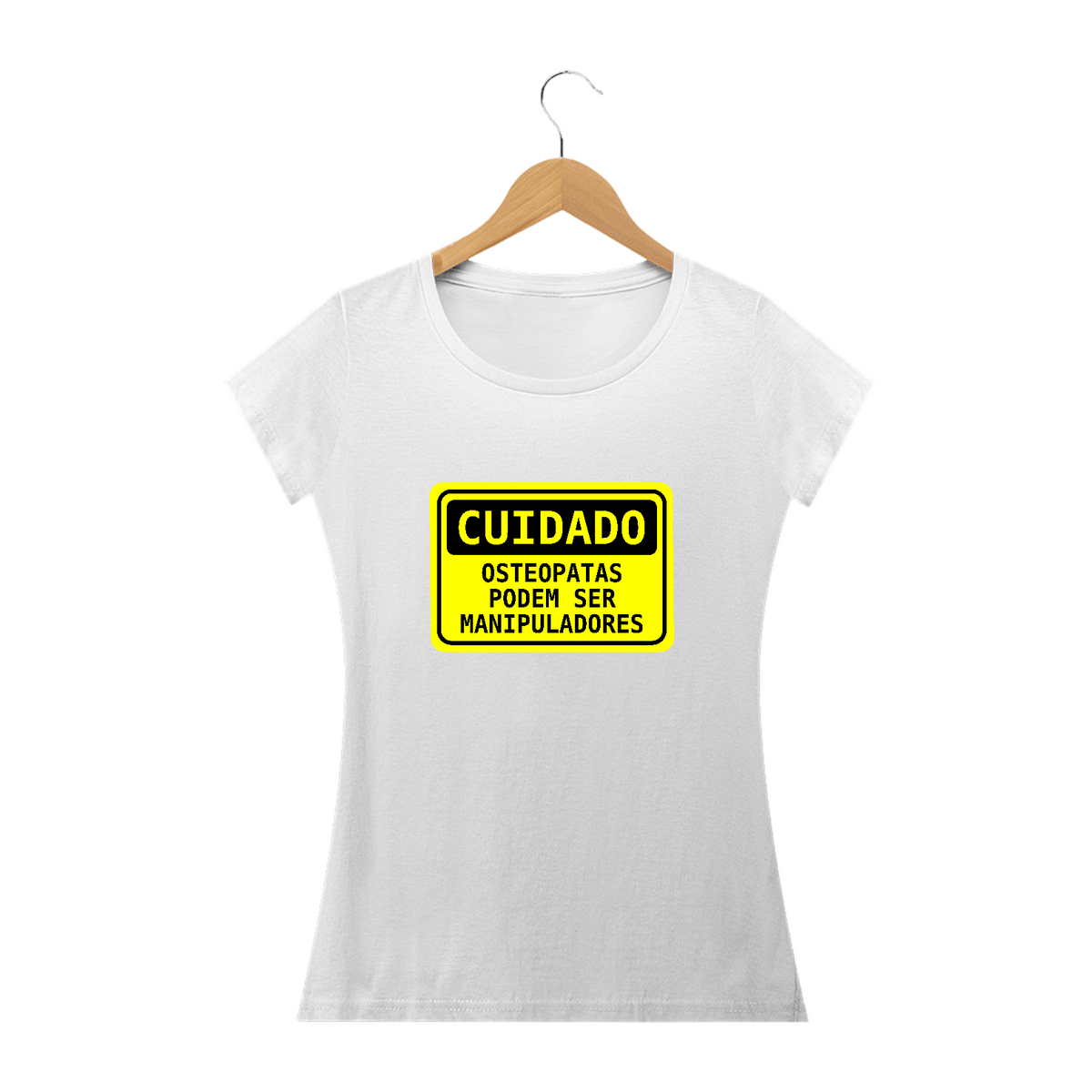 Nome do produto: Camiseta Feminina Osteopatas Manipuladores