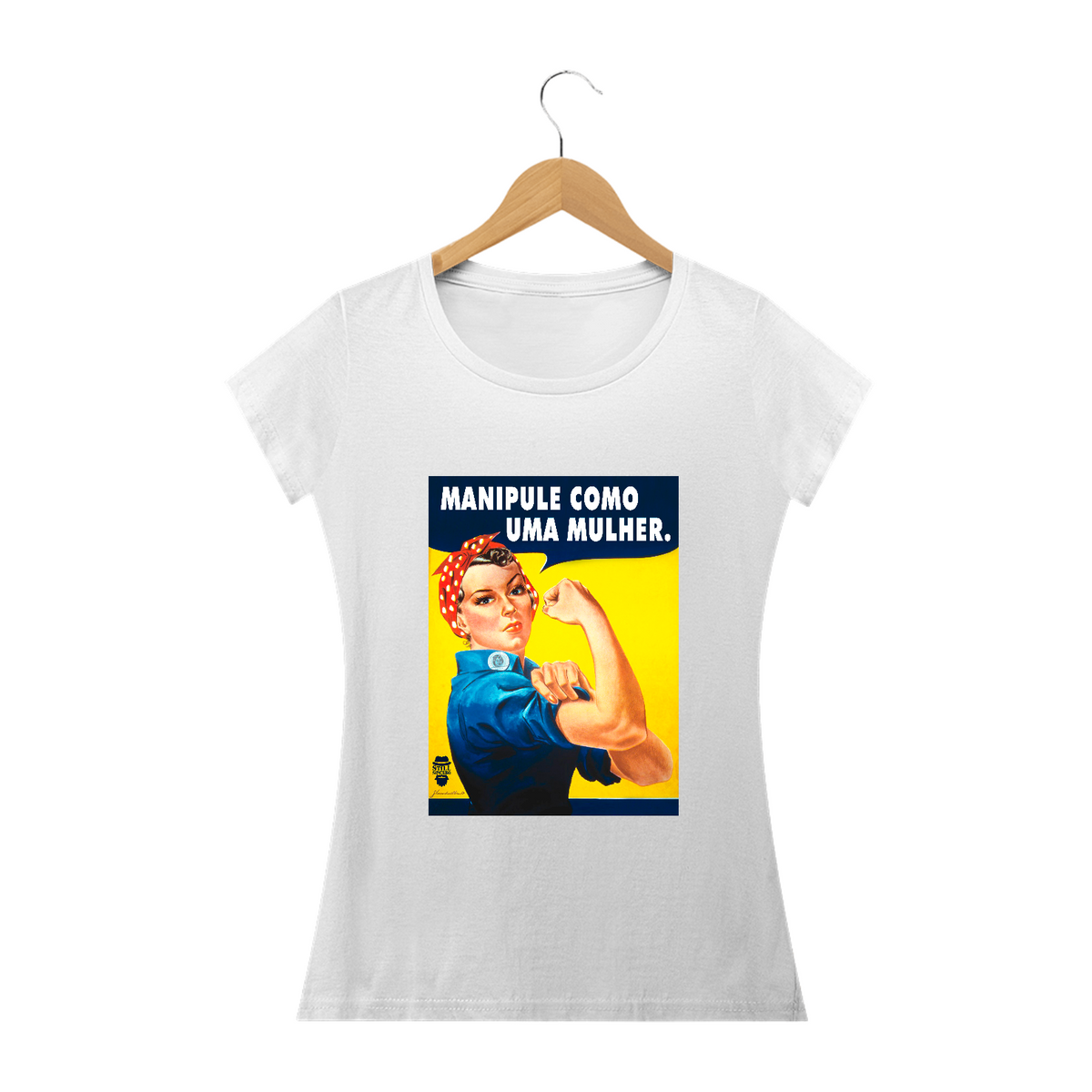 Nome do produto: Camiseta Babylook Osteopata - Manipule Como Uma Mulher - StillSincero