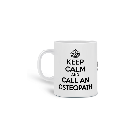 Caneca Osteopatia - Keep Calm and Call An Osteopath