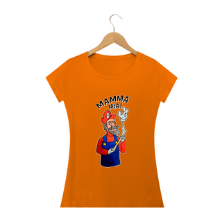 Nome do produtoCamiseta Babylook Super Still Bros - Mamma Mia - StillSincero