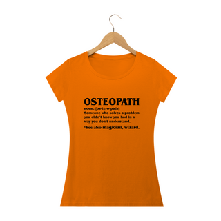 Nome do produtoCamiseta Babylook Significado Osteopath (Inglês)