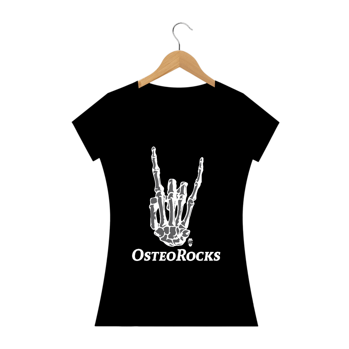 Nome do produto: Camiseta Babylook StillSincero OsteoRocks - Osteopatia Rock