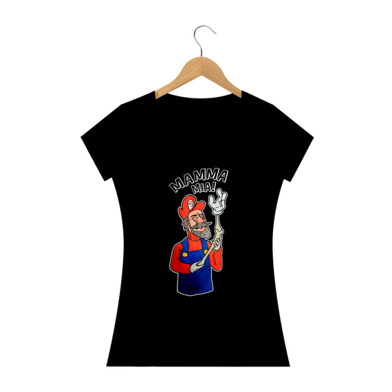 Camiseta Babylook Super Still Bros - Mamma Mia - StillSincero