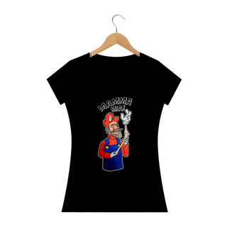 Nome do produtoCamiseta Babylook Super Still Bros - Mamma Mia - StillSincero