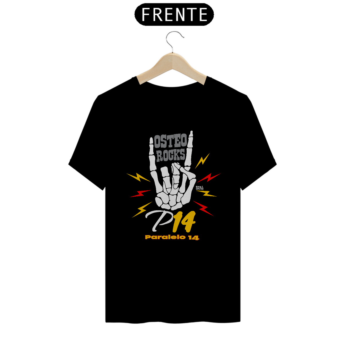 Nome do produto: Camiseta Paralelo 14 - Osteo Rocks