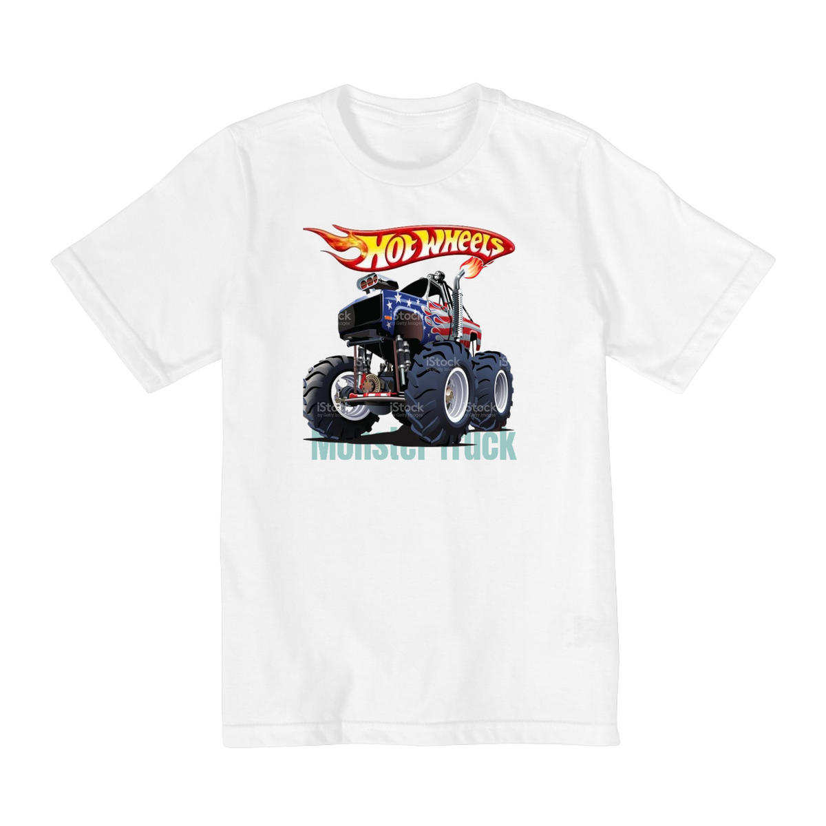 Nome do produto: Camiseta Infantil   Hot Wheels Monster Truck