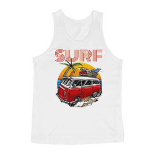 Camiseta Regata Surf Red VW Bus