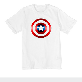 Camiseta Infantil Escudo Capitão America