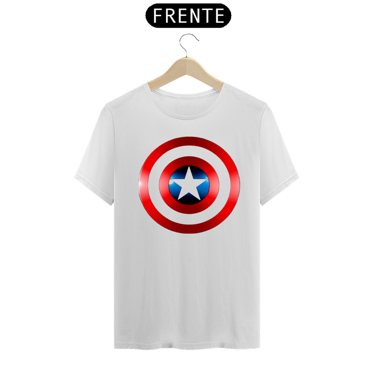 Nome do produto: Camiseta Escudo Capitão America