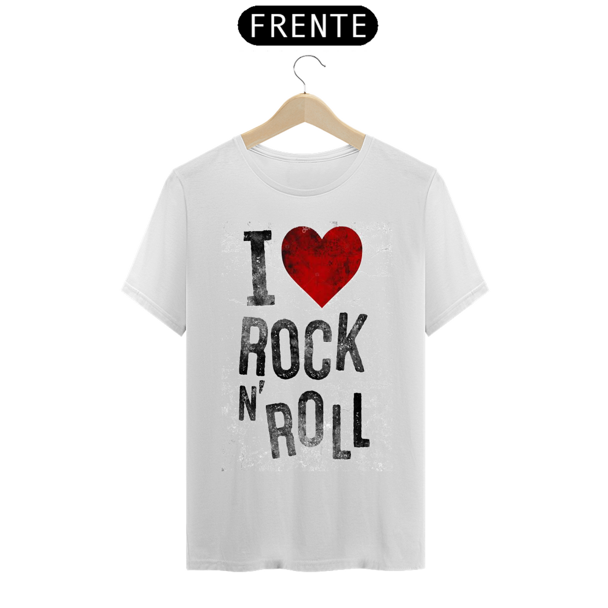 Nome do produto: Camiseta Amo Rock 